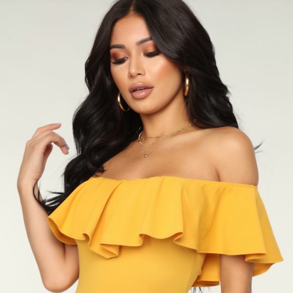 Sexy Mermaid Ruffle Dress - Picture 1 of 4